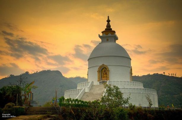 Pokhara, Nepal Peace Pagoda - Source: tripod.com